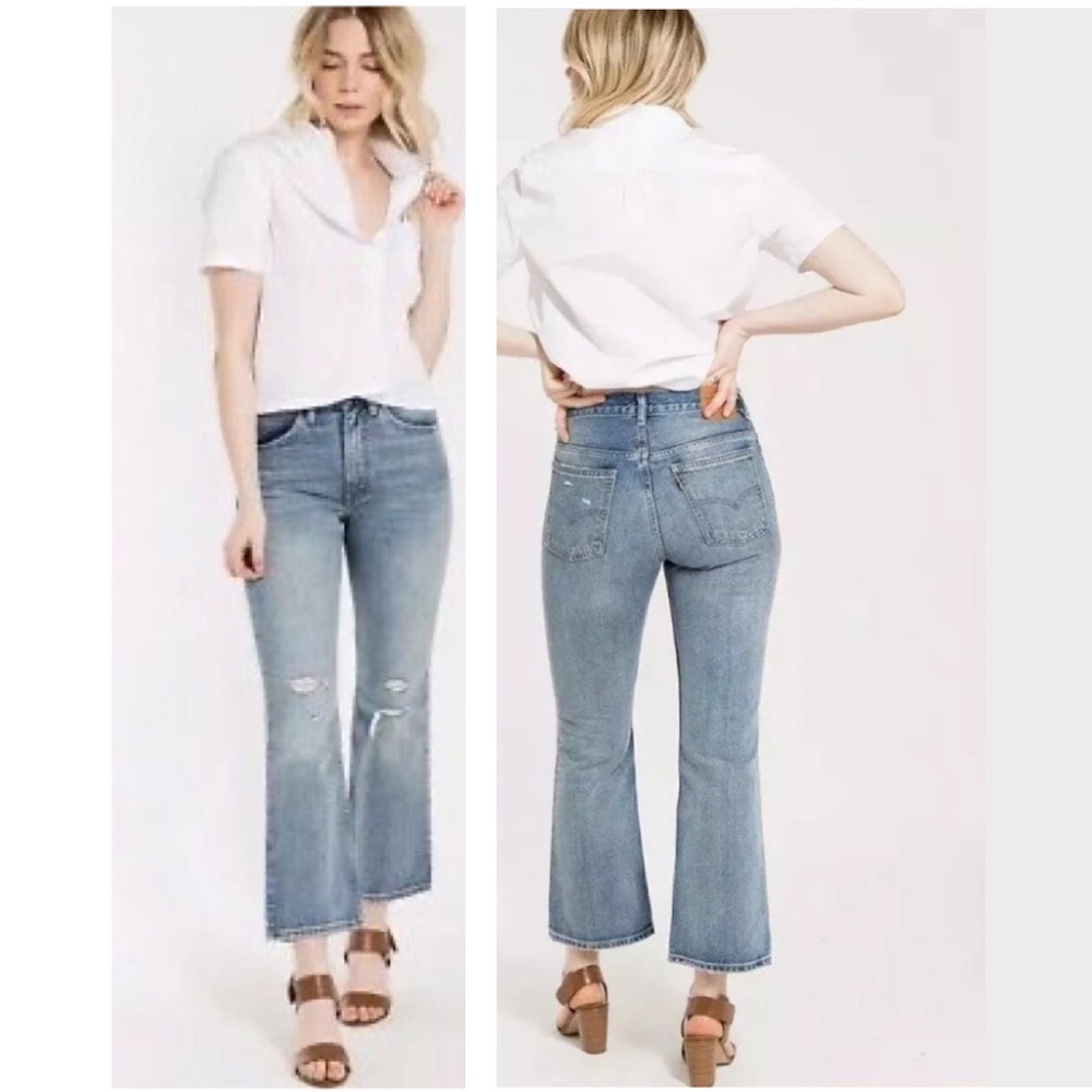 ⭐️BNWOT Levi’s 517 Cropped Bootcut Jeans
